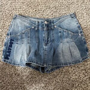 PLAYBOY Women's Faded Blue Jean Shorts